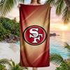 Asciugamano da Spiaggia alla Moda San Francisco 49ers Asciugamano Portatile Morbido ad Asciugatura Rapida per Nuoto Campeggio Vacanze