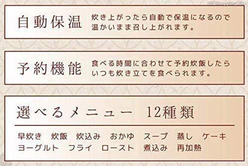 Wellz Rice Automatic Microcomputer 12 Menus Cooker, 5.5-cup Capacity, Keep-Warm Function, Timer, Multi-Function