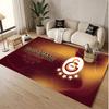 Personalized Crystal Velvet Carpet Galatasaray FC Pattern Non Slip Floor Rug