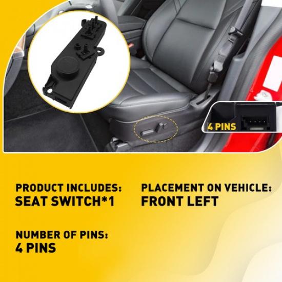 Replacement For 2017- Tesla Model 3/Y Power Seat Switch Control Front Left A