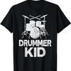 Drummer Kid Drum Gifts Drummer Boy Toddler T-Shirt