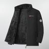 Men's Polar Fleece Jacket Winter Windproof Stand Collar Coat Zip-Up Thermal Fleece Lined Coats Casual Warm Outwear Men Clothing