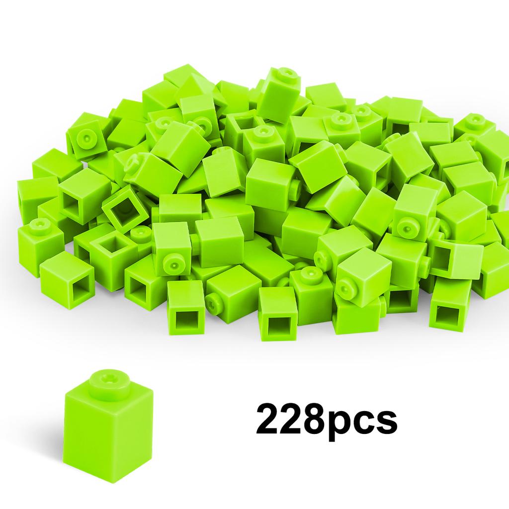 100g1x1high brickBuilding Blocks Thick FiguresBricks Dots Educational Creative SizeCompatible With Plastic Toys forChildren
