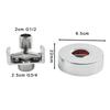 Shower Intake Pipe Angle Adjustment Accessory Angled Curved Foot Copper Extension Suitable for Bent or Crooked Inlet Hose Use