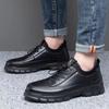 Young people's leather shoes casual super soft breathable dad thin leather shoes 22 new leather shoes soft shoes