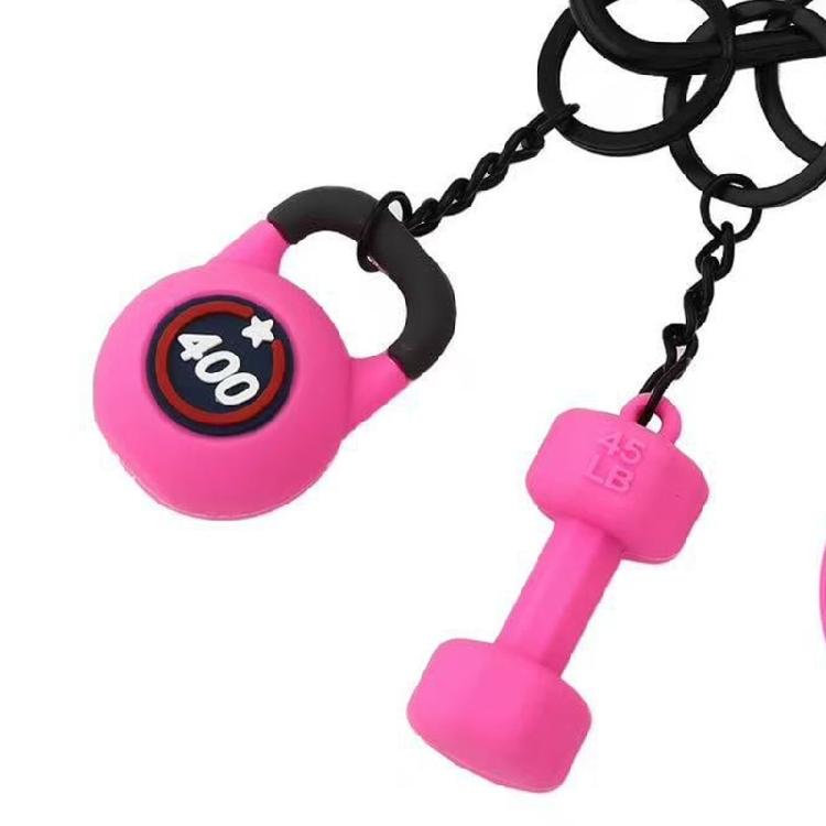 Athletic Styles Key Holder Premium PVC Construction Trendy Bag Charm For Sports Equipment Organization