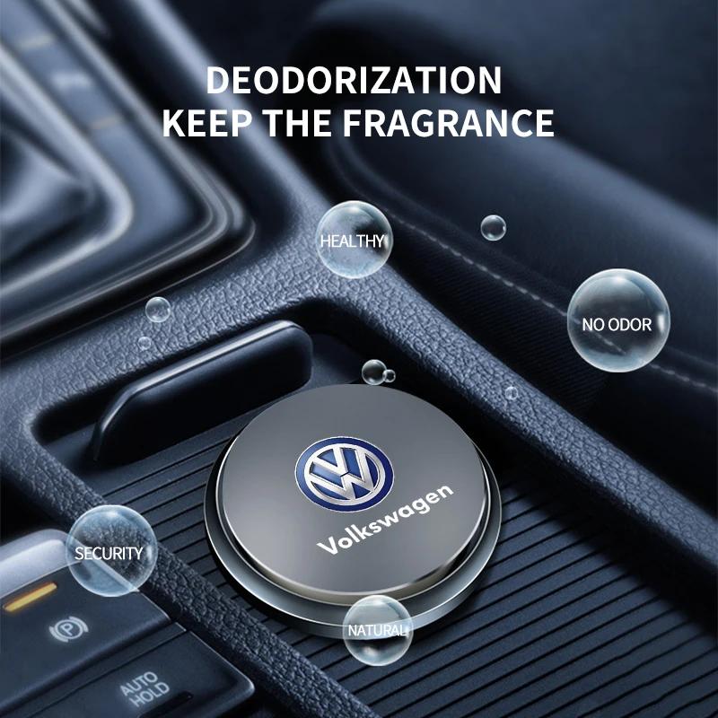 Car Air Freshener Instrument Flavor Perfume UFO Shape Scent Decor Emblem for VW Sagitar Lamando Jetta Magotan POLO Bora zr1
