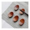 Nanwood Wooden Chopstick Holder, Edamame Chopstick Rest, Chopstick Pillow, Japanese Style, Patterned, Spoon Rest, Stylish, Simple Design, Camphor