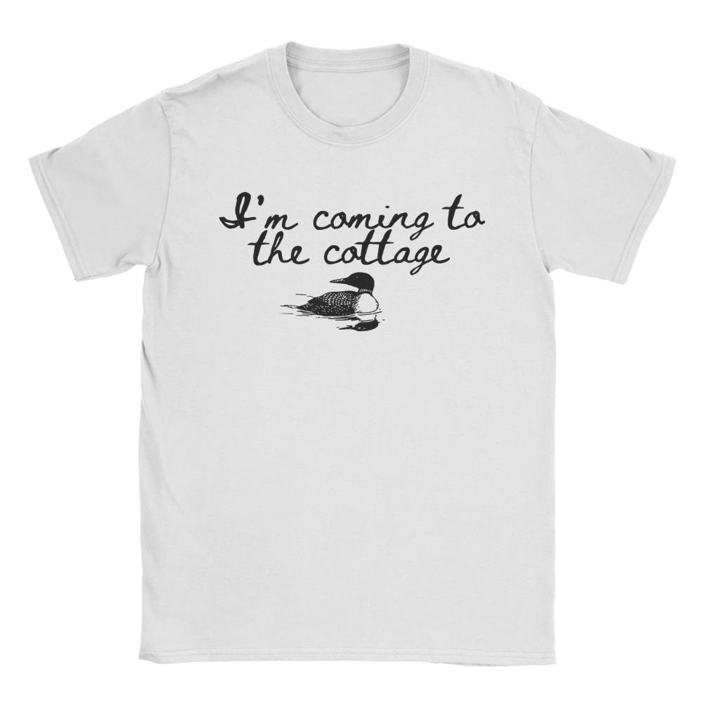 

Vintage I Am Coming To The Cottage Heated Rivalry TShirt for Men Crew Neck Cotton T Shirt New Short Sleeve Tees Summer Clothing L