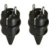 2 Pcs Waterproof Male Electrical Plug, Male Electrical Plug, Durable, 3p Male