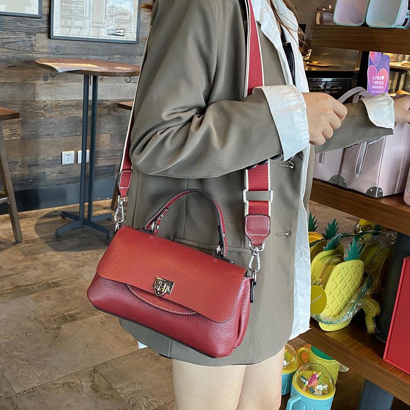 2025 Summer Women's Genuine Leather Saddle Bag - Large Capacity Crossbody and Fashionable Shoulder Bag