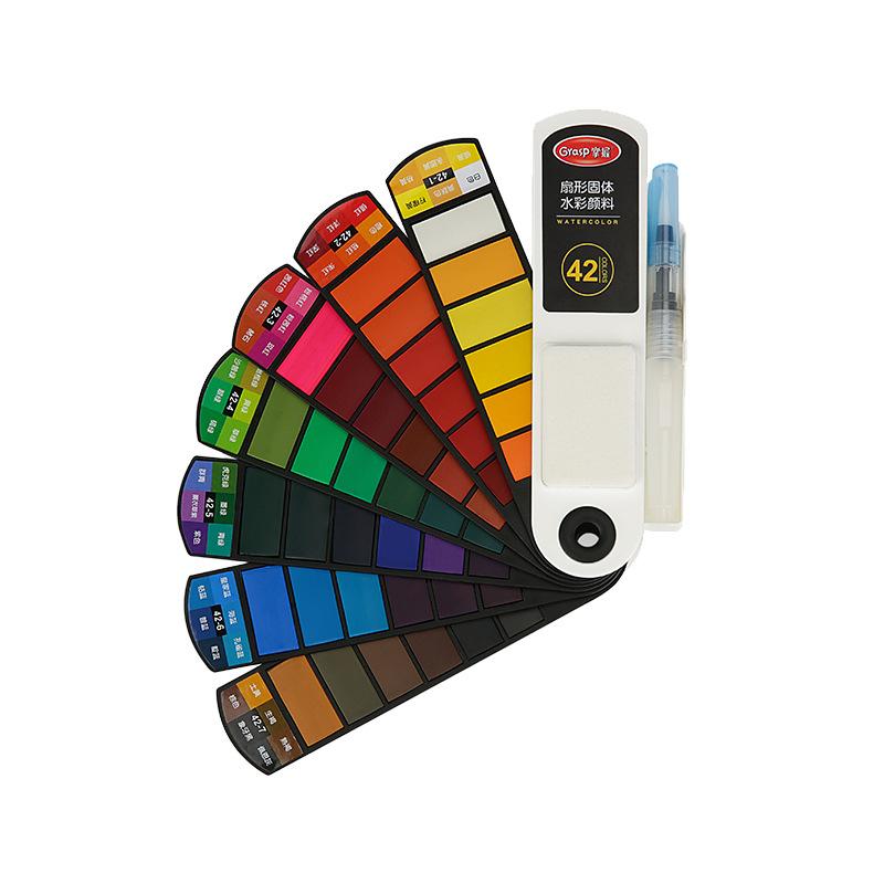 Professionelle 18/24 Farben Solide Aquarell Malen Set Wasser Farbe Pigment Mit Wasser Pinsel Stift Für Schule Kunst Liefert