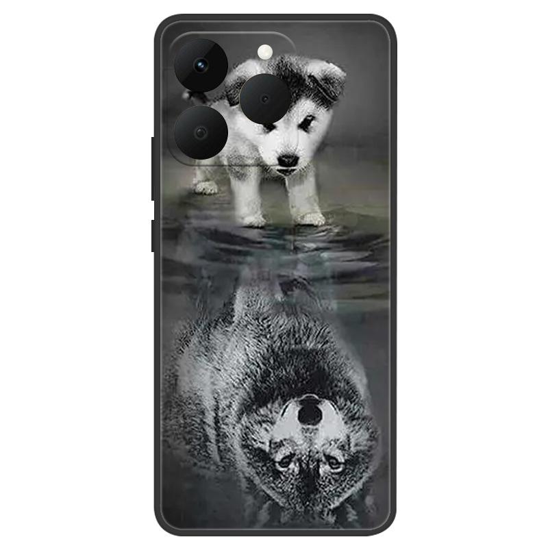 Per Custodia Realme 15T Realme15T 5G NUOVO TPU Silicone Antiurto Gatto Copri Telefono Per Realme 15 T 15t 2025 Funda Stampa Morbido Guscio
