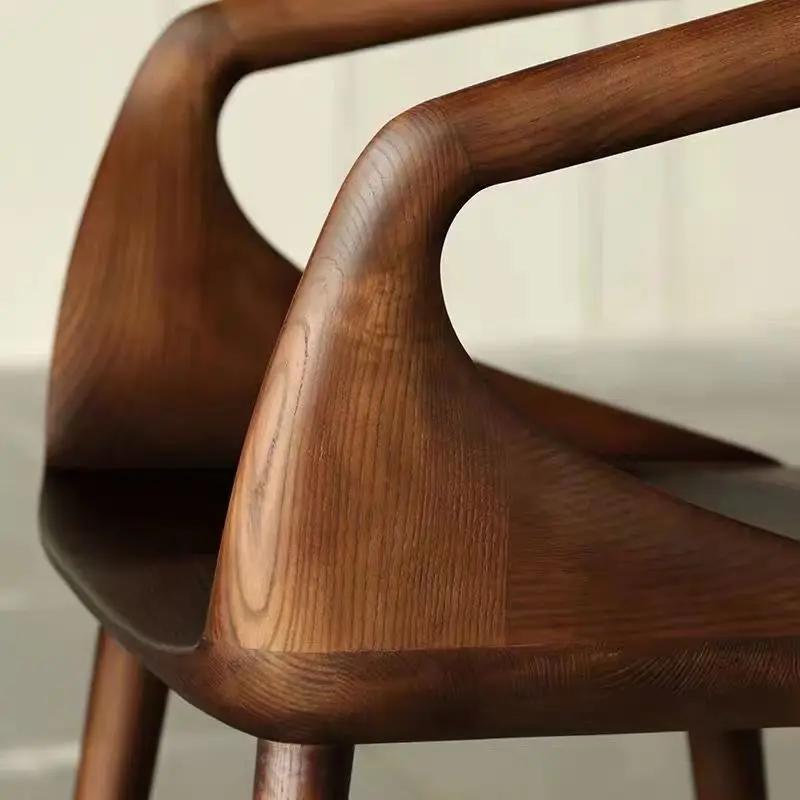 Lounge Patio Chairs Modern Wood Minimalist Library Ergonomic Designer Dining Chairs Nordic Salon Silla Nordica Home Furniture