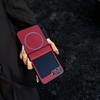 Carbon Fiber Grain with Bottom Bracket Built-in Thin Magnetic Case For Samsung Z Flip 7 Flip7 Galaxy Z Flip 6 5 Protect Cover