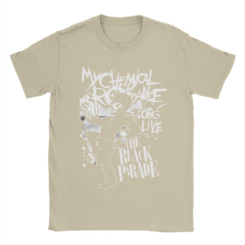 Męskie Damskie Koszulki The Black Parade Tour My Chemical Romance Czysta Bawełna Ubrania Okrągły Dekolt T-Shirt 4XL 5XL 6XL Koszulka