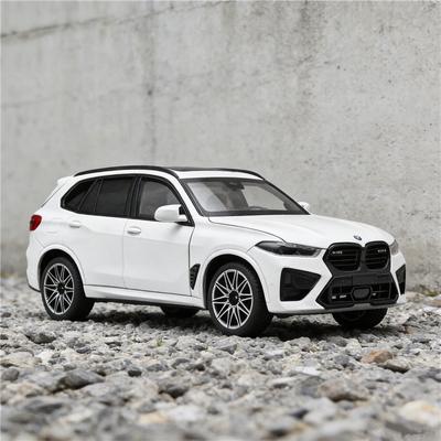1:24 BMW X5M X5 SUV Легкосплавна Люксова Модель Автомобіля Металева Лита Позашляховики Модель Автомобіля Симуляція Звуку та Світла Дитяча Іграшка Подарунок