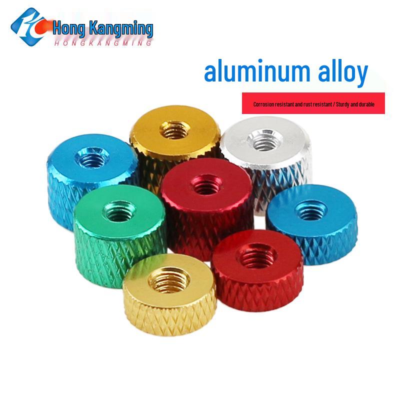 Aluminum Alloy Knurled Nut M2/M3/M4 Micro-adjustment Drone Frame & Computer Water Cooling Screw Cap