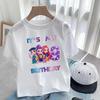 È il mio 3 4 5 6 7 8 9 anni Compleanno Ragazze Ragazzi Maglietta Stampa Cartone animato K-Pop Cacciatori di Demoni Vestiti Carini per Bambini Magliette per Bambini