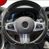 Hand Sewing Car Steering Wheel Cover For Bmw M Sport G Series Black Openwork Leather Protect Sheath Accessories