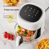 Smart Home Heißluftfritteuse mit großer Kapazität, ölfrei, mit beliebten Funktionen