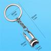 Sturdy Zinc Alloy Materials Tooth Shaped Keychain Charm Pendant Portable for Dental Professionals and Clinic Giveaways