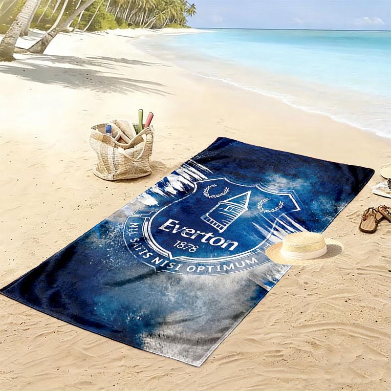 The Toffees logo Print Beach Towel, Large Soft Quick Dry Towel for Beach Camping Swimming