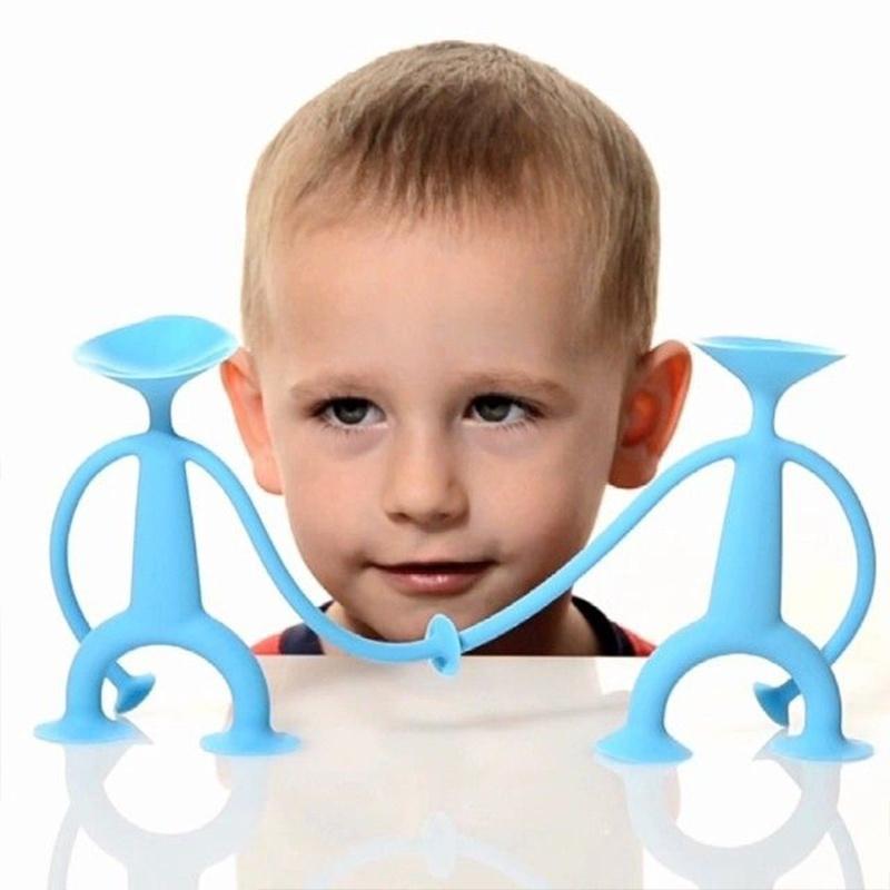 1 Stück Saugnapf Kieselgel Neuheit Kreativität Dekompressionsspielzeug Kinder Geburtstagsgeschenke