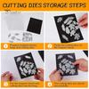 40 szt. Torba do przechowywania stempli Zagęszczone arkusze magnetyczne Łatwa i wygodna organizacja DIY Akcesoria do scrapbookingu