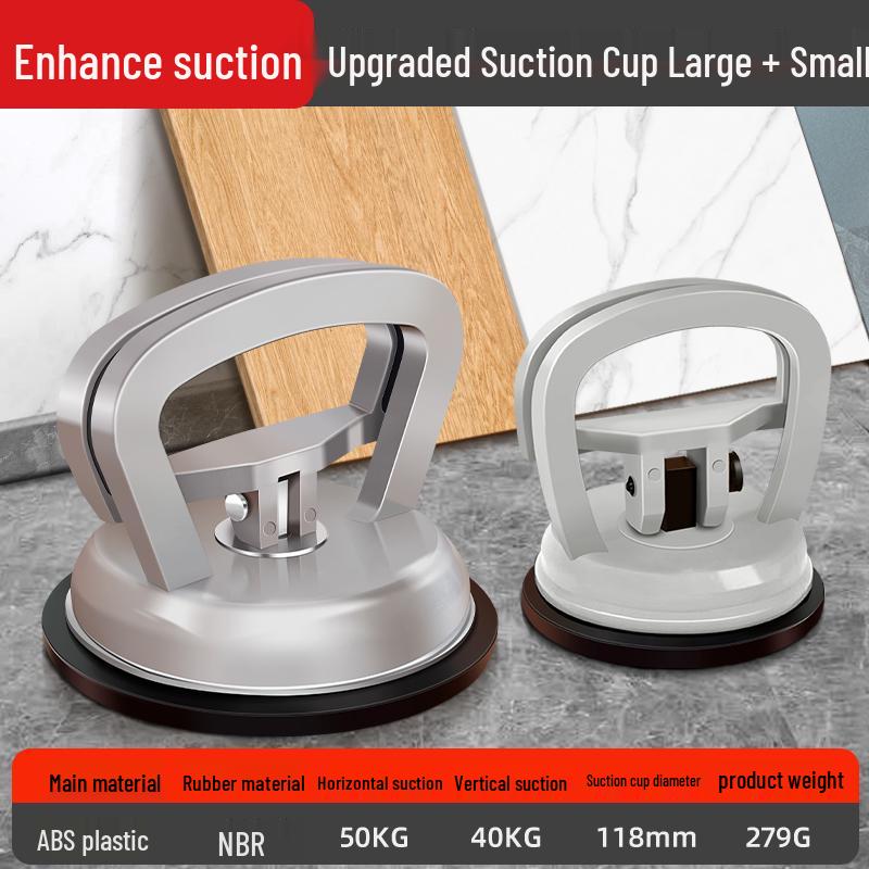 Aluminum Buckle Suction Cup Lifter for Ceiling, Tile, and Glass Installation