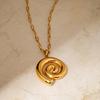 Fashion Statement Shell Necklace for Women Waterproof Stainless Steel Jewelry Bohemian Beach Party Gift