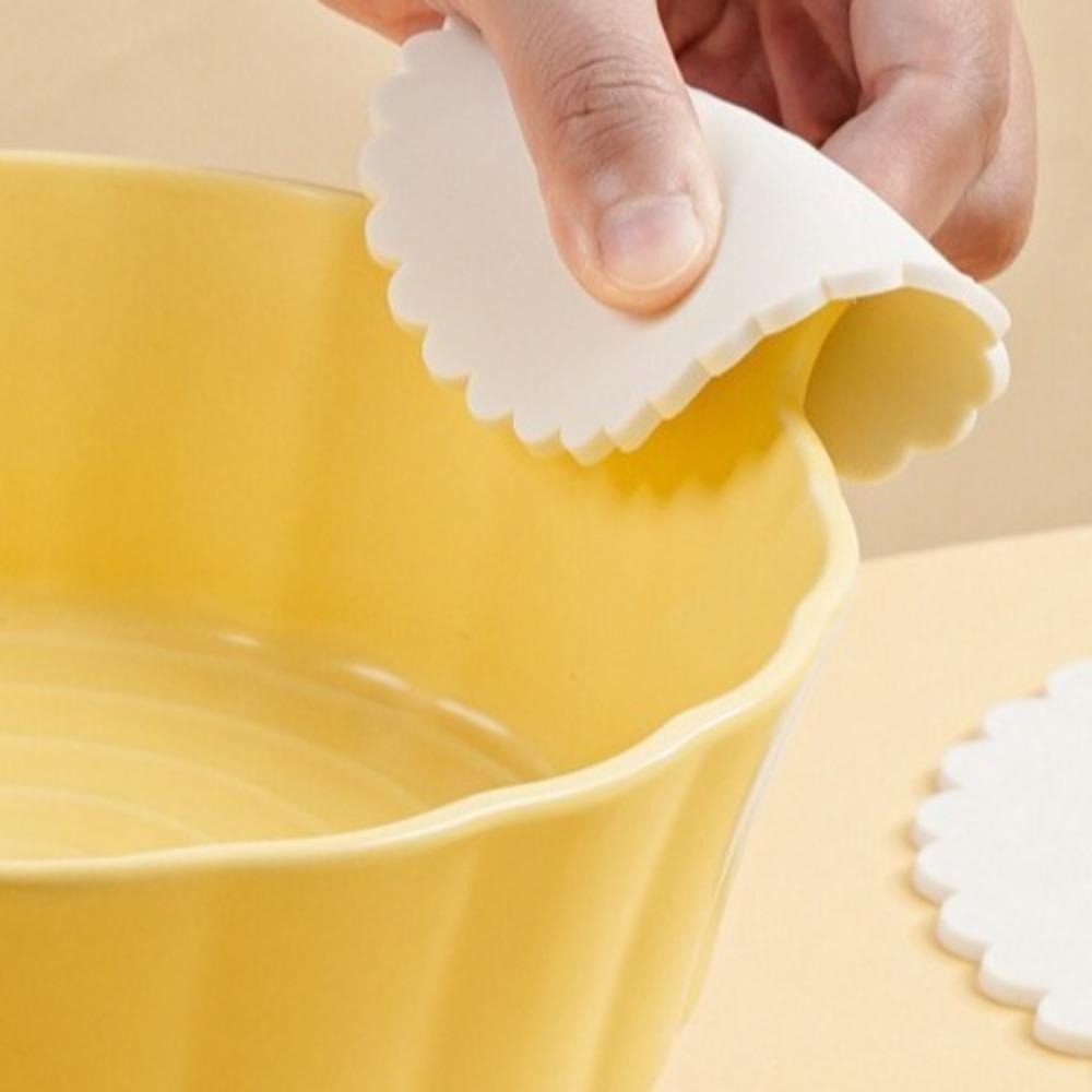 4PCS Thickened Cartoon Sheep Cup Coaster Waterproof Mug Holder Tea Coaster  Dinner Table Decor