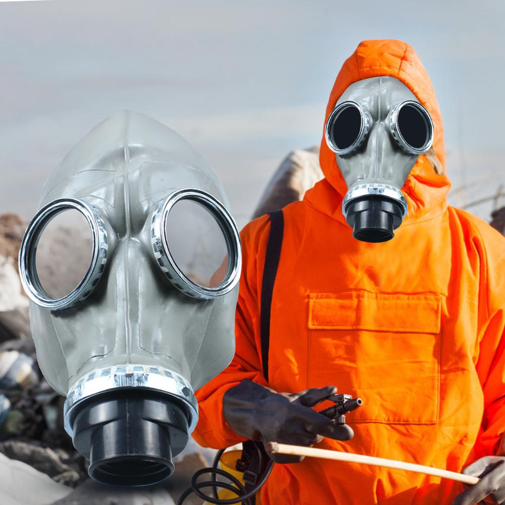 Full Face Respirator Head Cover Safety Mouth Muffle for Chemical Spray Painting Gas Defense(Respirator )
