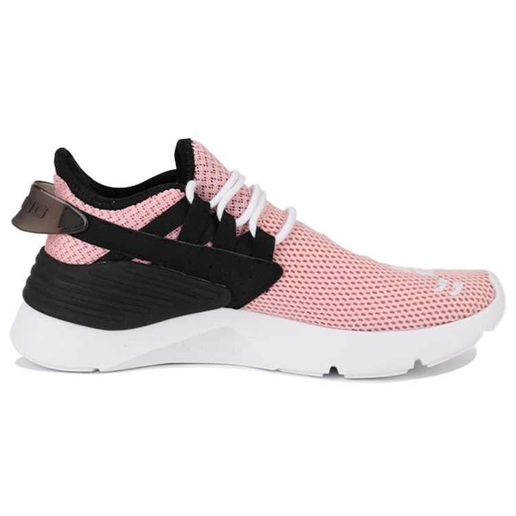 Li-Ning Breathable Mesh Lightweight Casual Sports Shoes Women Sneakers Pink AGLP114-1