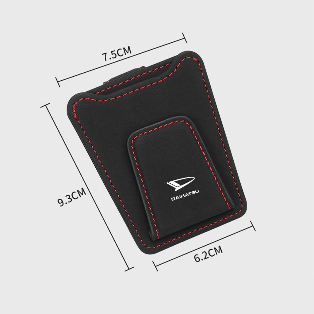 InnoWave Car Sunglasses Compatible with Daihatsu Car Glasses Car Visor Card Black Clip, Cars, Holder, Holder,