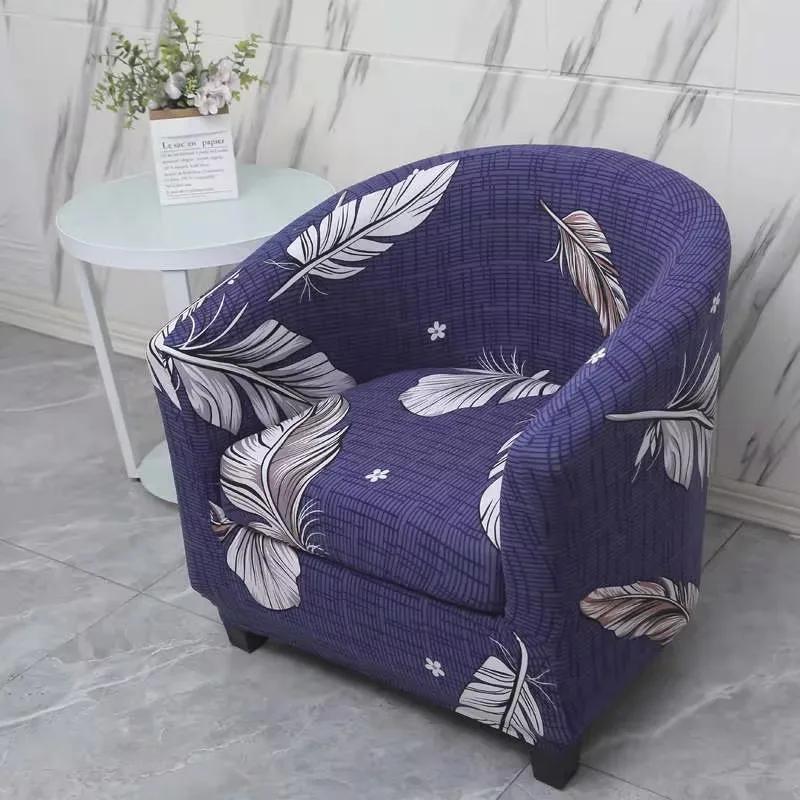 Armchairs Chair Covers Stretch Single Sofa Slipcover Sofa Couch Cover for Bar Counter with Seat Covers Funda De Sofá Individual