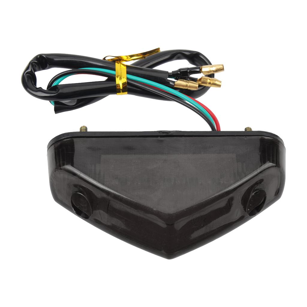 Universal 12V Motorcycle Tail Light License Plate Lamp Brake Stop Lights For Scooters Mopeds Motocross Dirt Bike Accessories Back Up Lights 1