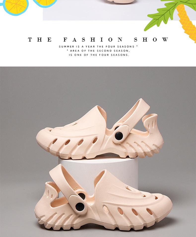 2024 Breathable Closed-Toe Sandals: Casual Beach & Garden Shoes for Couples