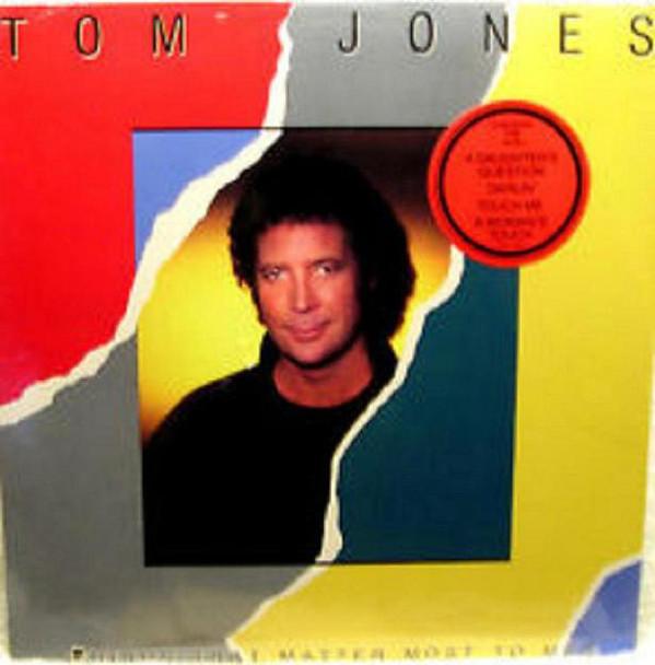 

CD TOM JONES - Things That Matter Most To Me 8304092 Mercury 1987 US Pop Used