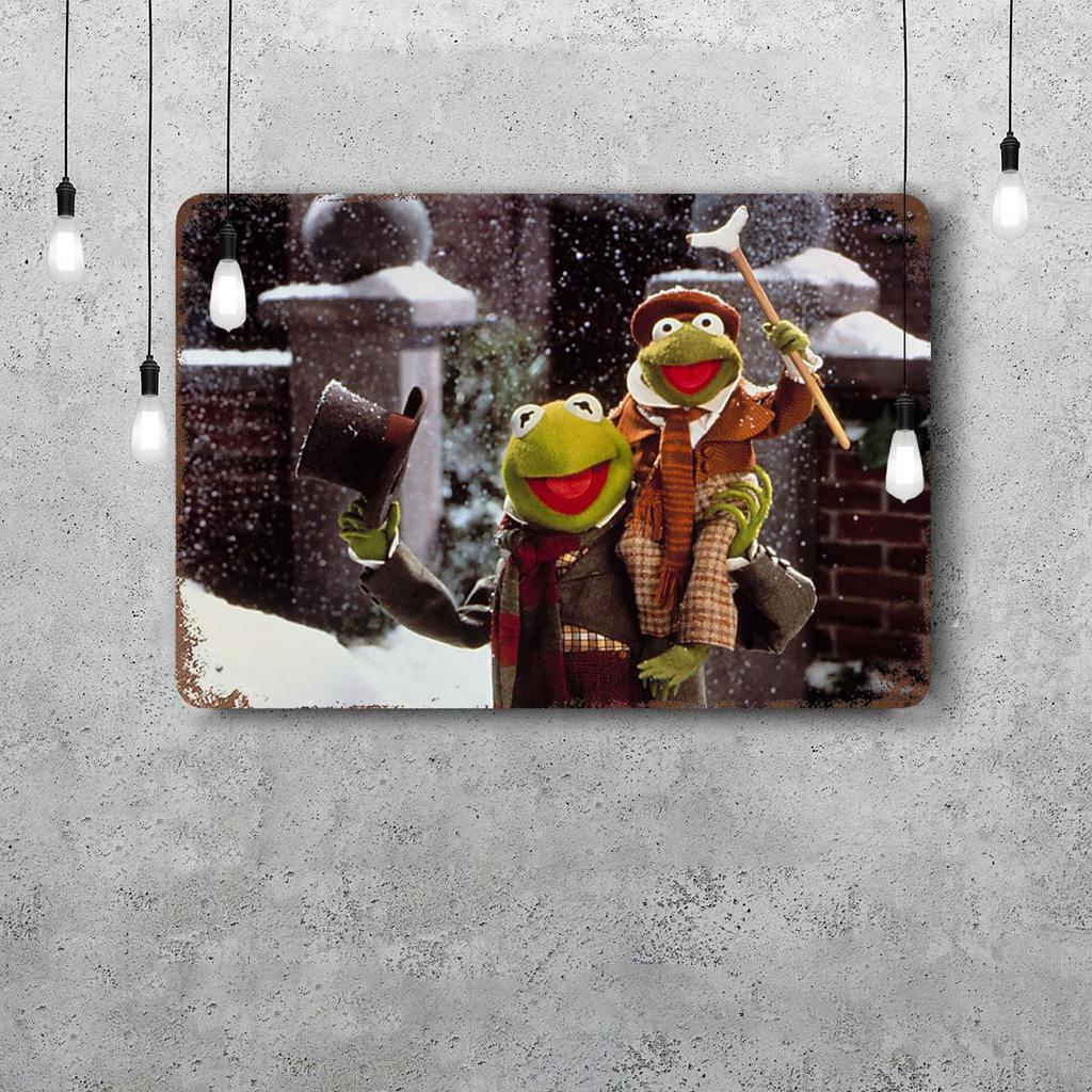 MINISO The Muppet Christmas Carol Funny Bar Metal Sign, Retro Plaque, Vintage Sign, Alcohol Drinker, Pub,Kitchen Wall Decoration