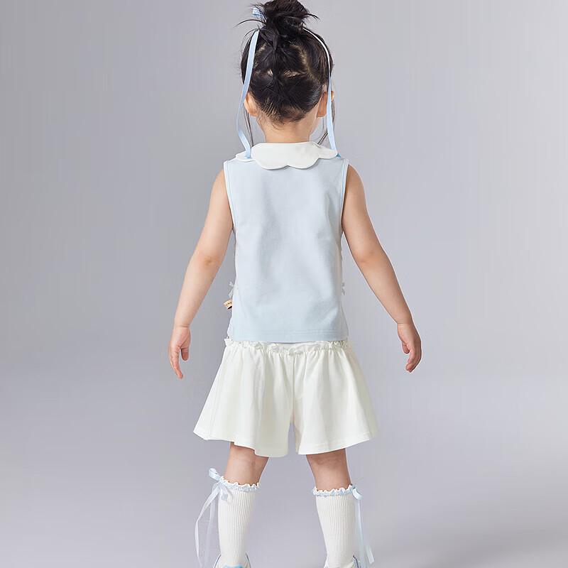 Deesha Girls  Summer Sleeveless Sports Shorts Set 110