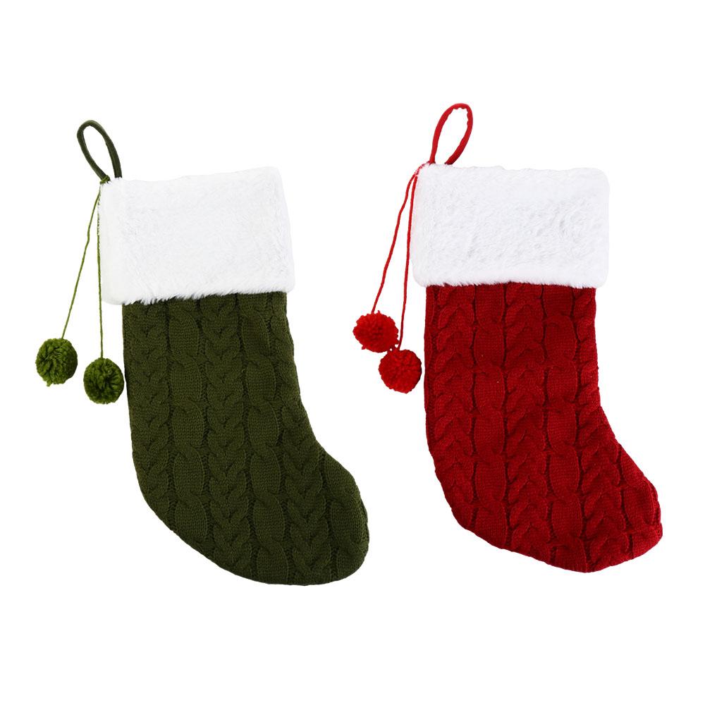 Large Capacity Merry Christmas Socks Personalized Christmas Tree Pendant  Xmas Gift