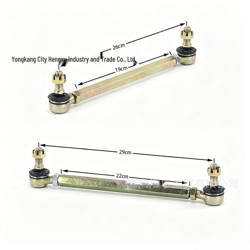 ATV and Beach Buggy Steering Rod with M12 Ball Joint for Longding, Hanma, Gongniu Models