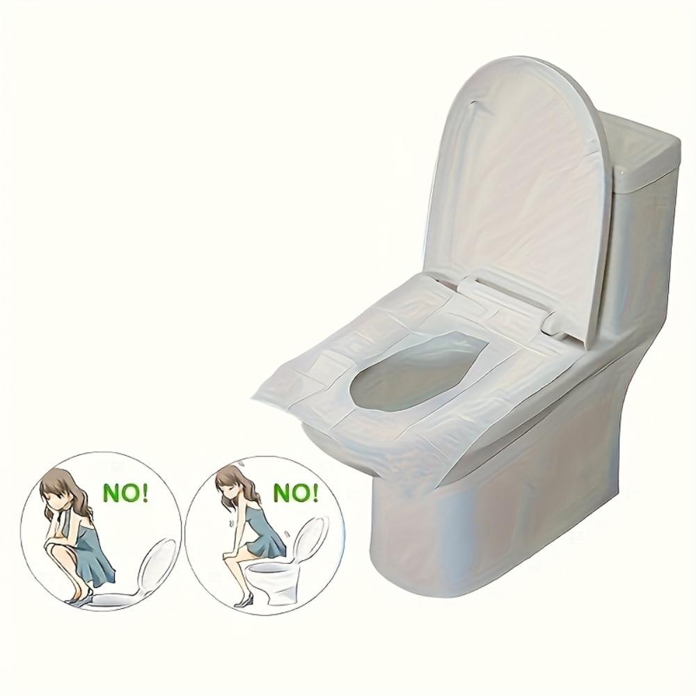50PCS Disposable Toilet Seat Paper, Travel Portable Toilet Seat Paper, Toilet Paper