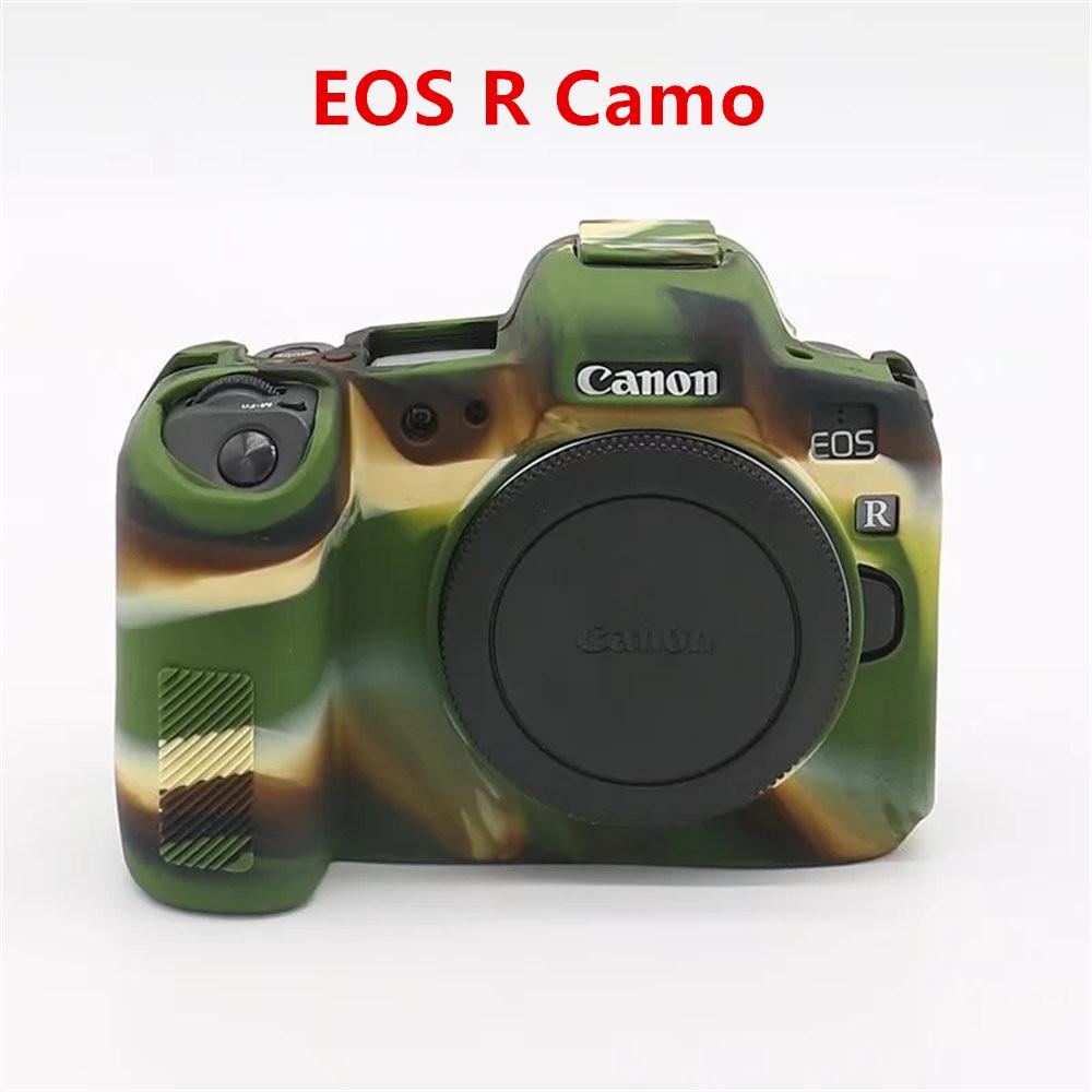Soft Silicone Armor Camera Body Case For Canon EOS R10 R7 RP R6 R 7D 77D 600D 650D 700D Shockproof Cover