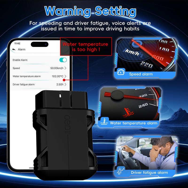 OBD2 Scanner Bluetooth 5.0 Car Auto Diagnostic Scan Tool for iOS iPhone Android Check Engine Light Reset OBD II Code Reader