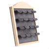 Wood Earring Display Stand Holder for Photography Household Bathroom Beige