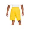 Jordan Solid Color Drawstring Straight Leg Casual Shorts Men Bottoms Yellow DA9826-719