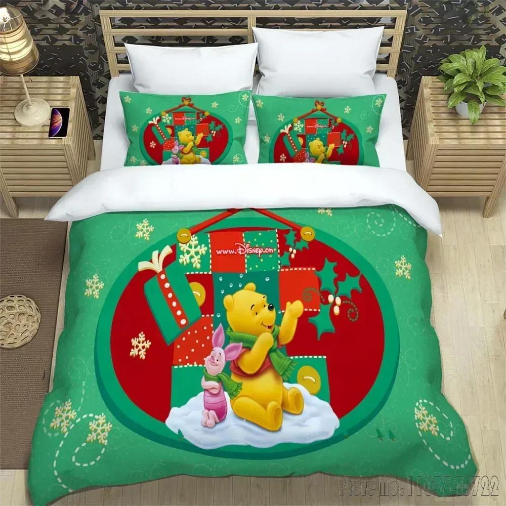 Winnie-the-Pooh Love Child Duvet Cover Set HD Comforter Cover for Kids Bedding Sets Bedclothes Bedroom Decor