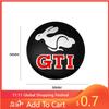 New Hot 2025 New 4Pcs 56mm Car Wheel Stickers Center Hub Cap Car Emblem Badge Decal For Volkswagen GTI R-Line R Polo T5 Golf